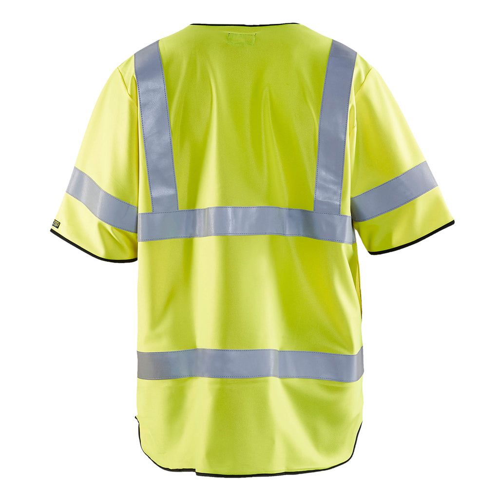 Blaklader 3034 Multinorm Safety Waistcoat Hi Vis Yellow Back