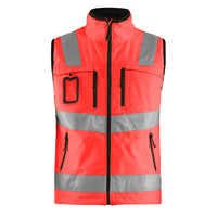 Blaklader 3049 Hi Vis Softshell Vest Hi Vis Red Main