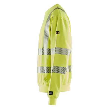 Blaklader 3087 Multinorm Sweatshirt Hi Vis Yellow Left