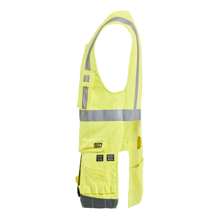 Blaklader 3089 Multinorm Inherent Waistcoat Hi Vis Yellow Left