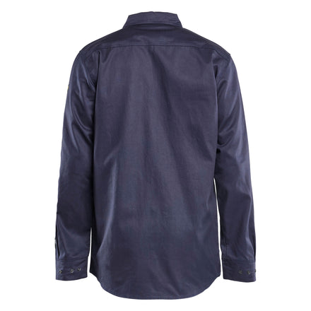 Blaklader 3226 Flame Resistant Shirt Navy Blue Back