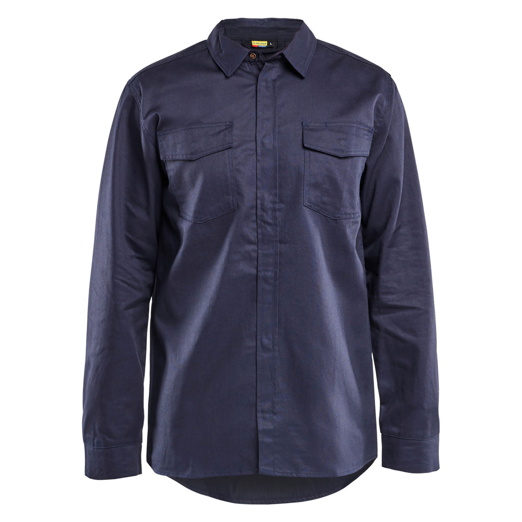Blaklader 3226 Flame Resistant Shirt Navy Blue Main