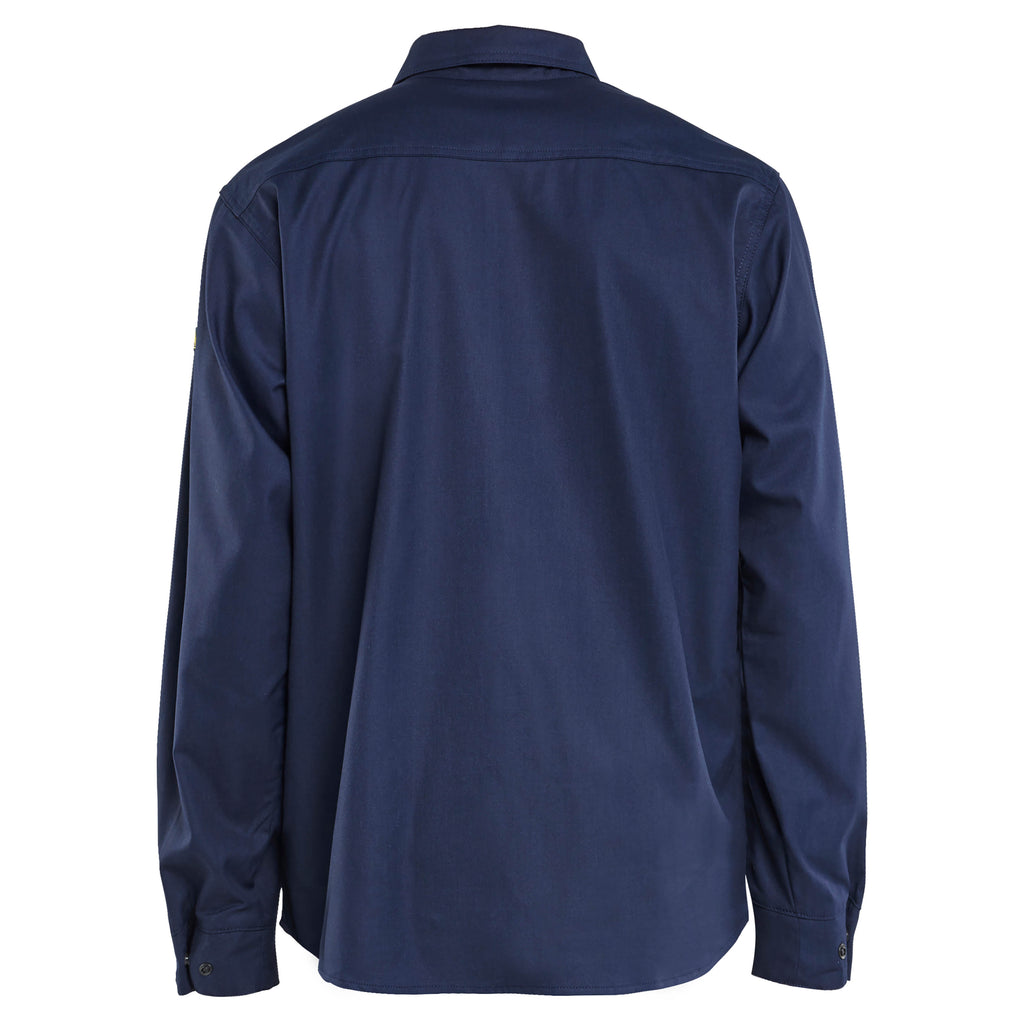 Blaklader 3227 Flamem Resistant Shirt Navy Blue Back
