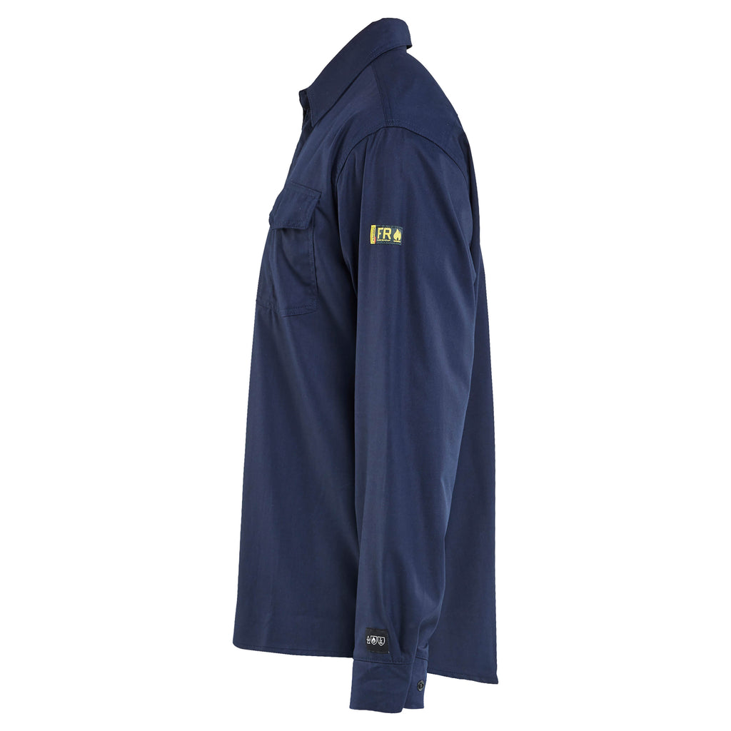 Blaklader 3227 Flamem Resistant Shirt Navy Blue Left