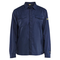 Blaklader 3227 Navy Blue Flame Resistant Shirt