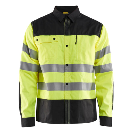 Blaklader 3255 Hi Vis Shirt Hi Vis Yellow Black Main