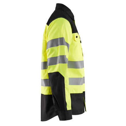 Blaklader 3255 Hi Vis Shirt Hi Vis Yellow Black Right