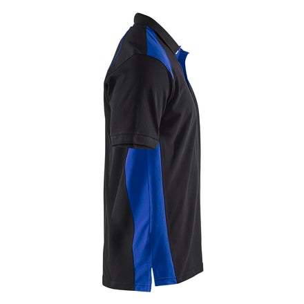 Blaklader 3324 Black/Cornflower Blue Polo Shirt
