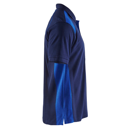 Blaklader 3324 Navy Blue/Cornflower Blue Polo Shirt