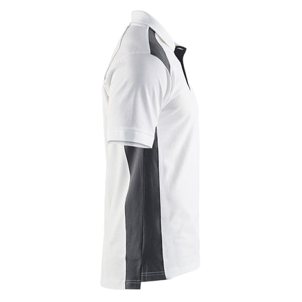 Blaklader 3324 White/Dark Grey Polo Shirt