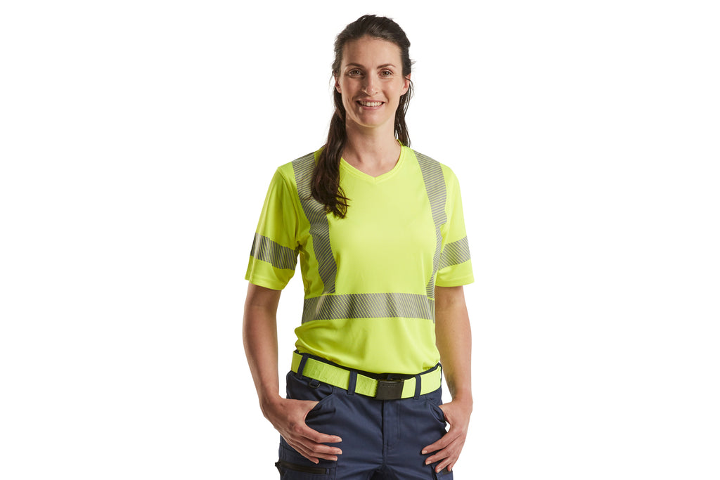 Blaklader 3336 Hi-Vis Red Women's T-Shirt