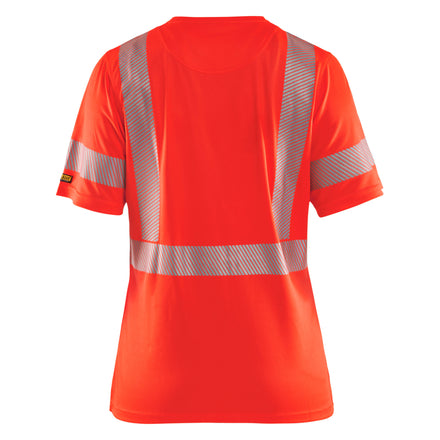 Blaklader 3336 Womens Hi Vis T Shirt Hi Vis Red Back