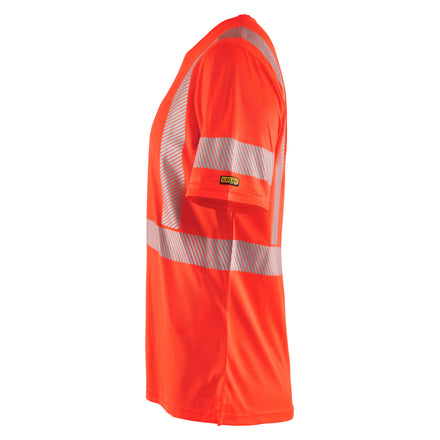 Blaklader 3336 Womens Hi Vis T Shirt Hi Vis Red Left