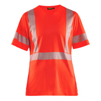 Blaklader 3336 Womens Hi Vis T Shirt Hi Vis Red Main