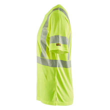 Blaklader 3336 Womens Hi Vis T Shirt Hi Vis Yellow Left