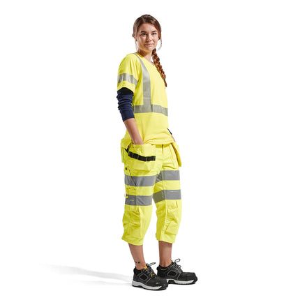 Blaklader 3336 Womens Hi Vis T Shirt Hi Vis Yellow Model
