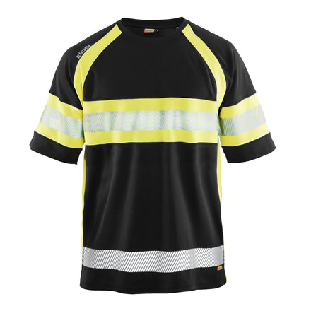 Blaklader 3337 Hi Vis T Shirt Black Hi Vis Yellow Main
