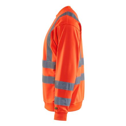 Blaklader 3341 Hi Vis Sweatshirt Hi Vis Red Left