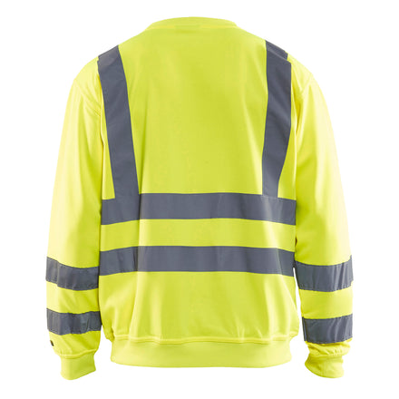 Blaklader 3341 Hi Vis Sweatshirt Hi Vis Yellow Back