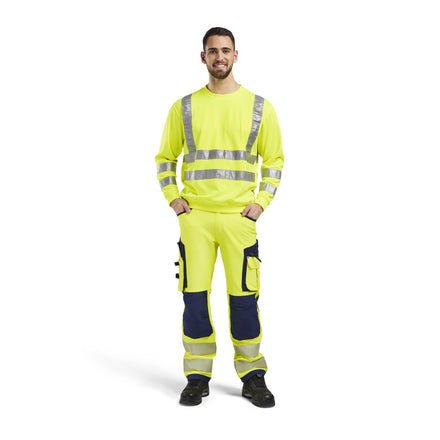 Blaklader 3341 Hi Vis Sweatshirt Hi Vis Yellow Model