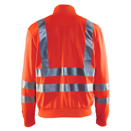 Blaklader 3358 Hi Vis Sweatshirt Hi Vis Red Back