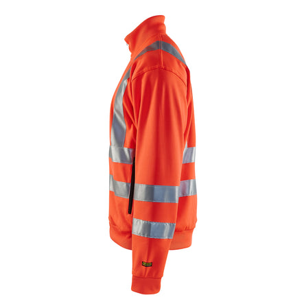 Blaklader 3358 Hi Vis Sweatshirt Hi Vis Red Left