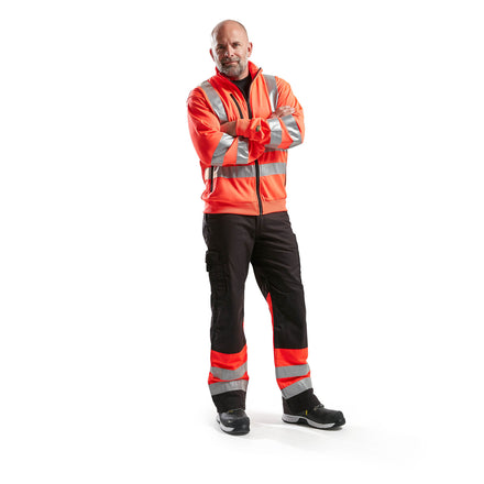 Blaklader 3358 Hi Vis Sweatshirt Hi Vis Red Model