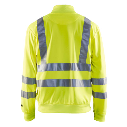 Blaklader 3358 Hi Vis Sweatshirt Hi Vis Yellow Back