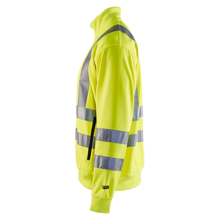 Blaklader 3358 Hi Vis Sweatshirt Hi Vis Yellow Left
