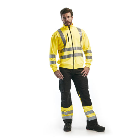 Blaklader 3358 Hi Vis Sweatshirt Hi Vis Yellow Model