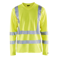 Blaklader 3381 Hi Vis Uv Long Sleeved T Shirt Hi Vis Yellow Main