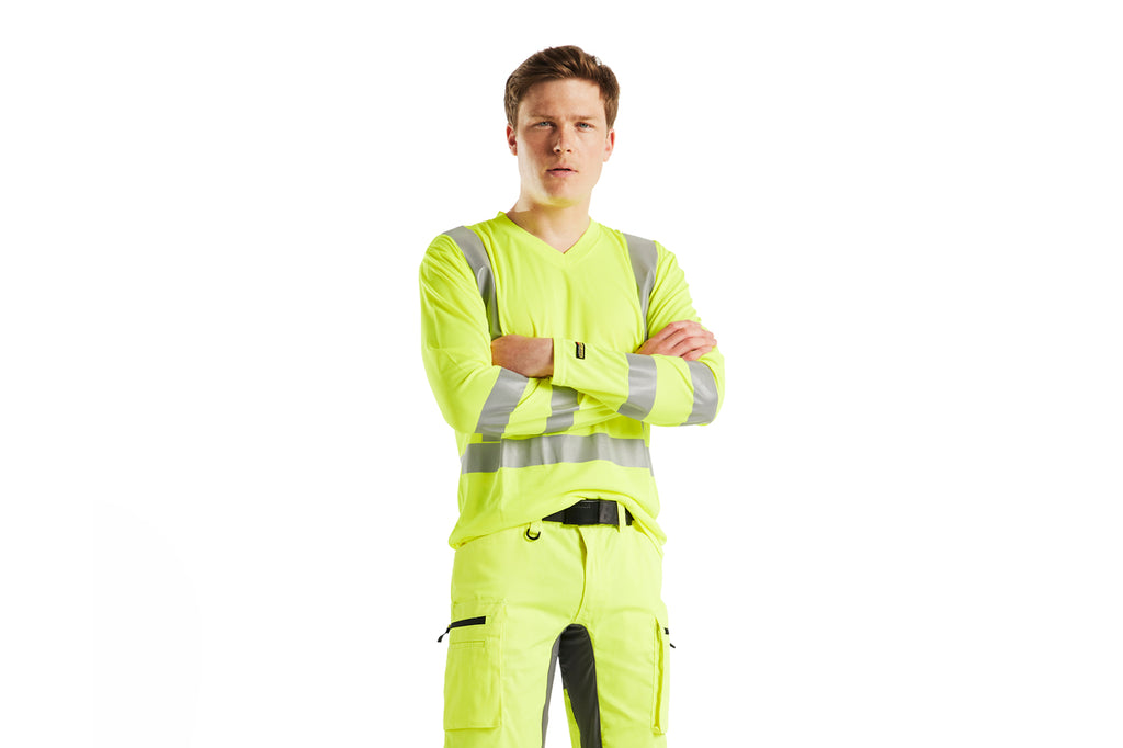 Blaklader 3383 Hi-Vis UV-Protected Long Sleeved T-Shirt