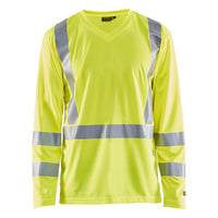 Blaklader 3383 Hi Vis Uv Long Sleeved T Shirt Hi Vis Yellow Main