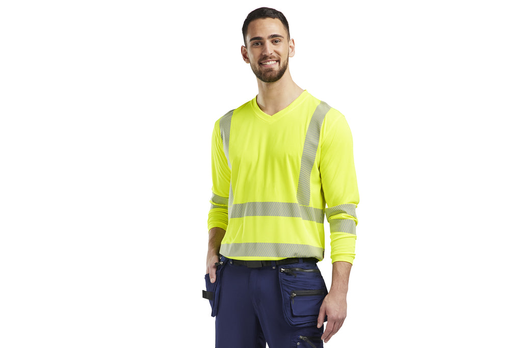 Blaklader 3385 Hi-Vis UV-Protected Long Sleeved T-Shirt