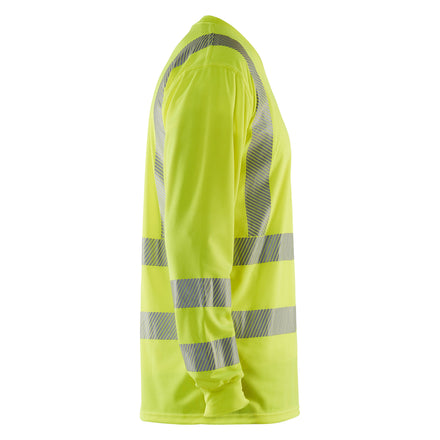 Blaklader 3385 Hi Vis Uv Long Sleeved T Shirt Hi Vis Yellow Right