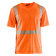 Blaklader 3386 Hi Vis Uv Protected T Shirt Hi Vis Orange Navy Blue Main