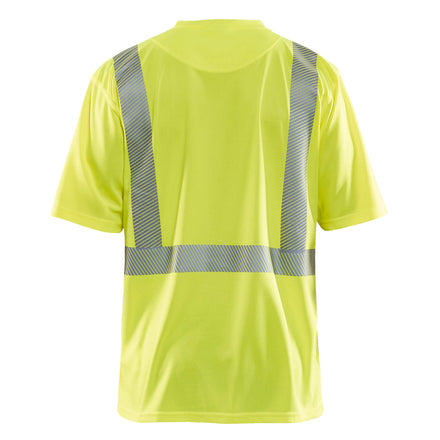 Blaklader 3386 Hi Vis Uv Protected T Shirt Hi Vis Yellow Back