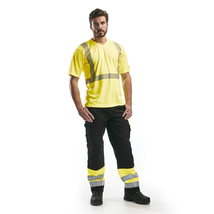 Blaklader 3386 Hi Vis Uv Protected T Shirt Hi Vis Yellow Model