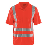 Blaklader 3391 Uv Polo Shirt Hi Vis Hi Vis Red Main
