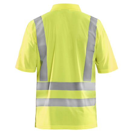 Blaklader 3391 Uv Polo Shirt Hi Vis Hi Vis Yellow Back