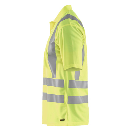 Blaklader 3391 Uv Polo Shirt Hi Vis Hi Vis Yellow Left