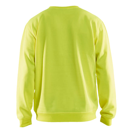 Blaklader 3401 Hi Vis Sweatshirt Hi Vis Yellow Back