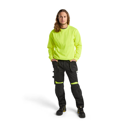 Blaklader 3401 Hi Vis Sweatshirt Hi Vis Yellow Model