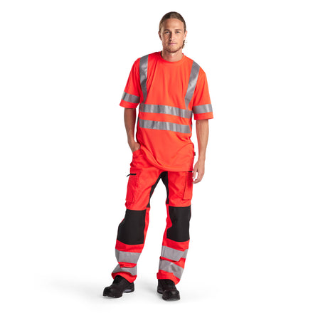 Blaklader 3413 Hi Vis T Shirt Hi Vis Red Model
