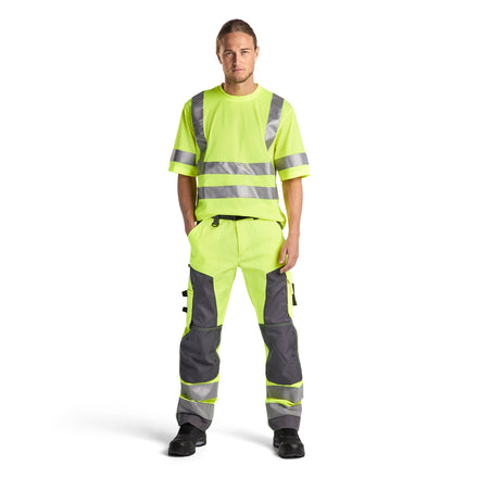 Blaklader 3413 Hi Vis T Shirt Hi Vis Yellow Model