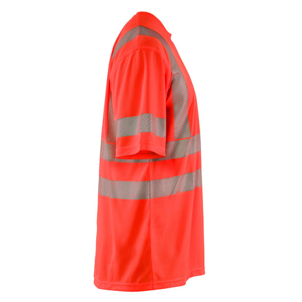 Blaklader 3420 Hi Vis Uv Protected T Shirt Hi Vis Red Right