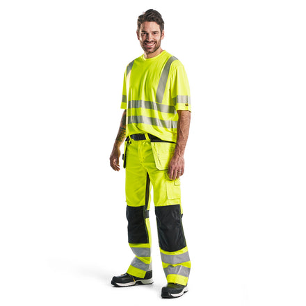 Blaklader 3420 Hi Vis Uv Protected T Shirt Hi Vis Yellow Model