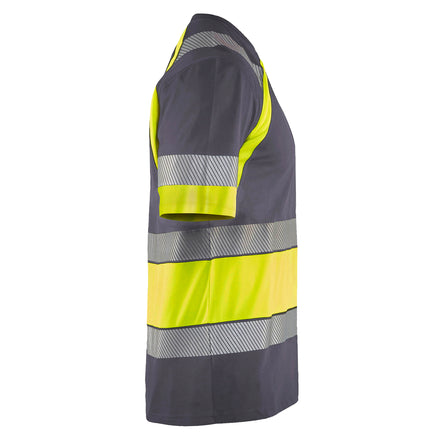 Blaklader 3421 Hi Vis T Shirt Grey Hi Vis Yellow Right