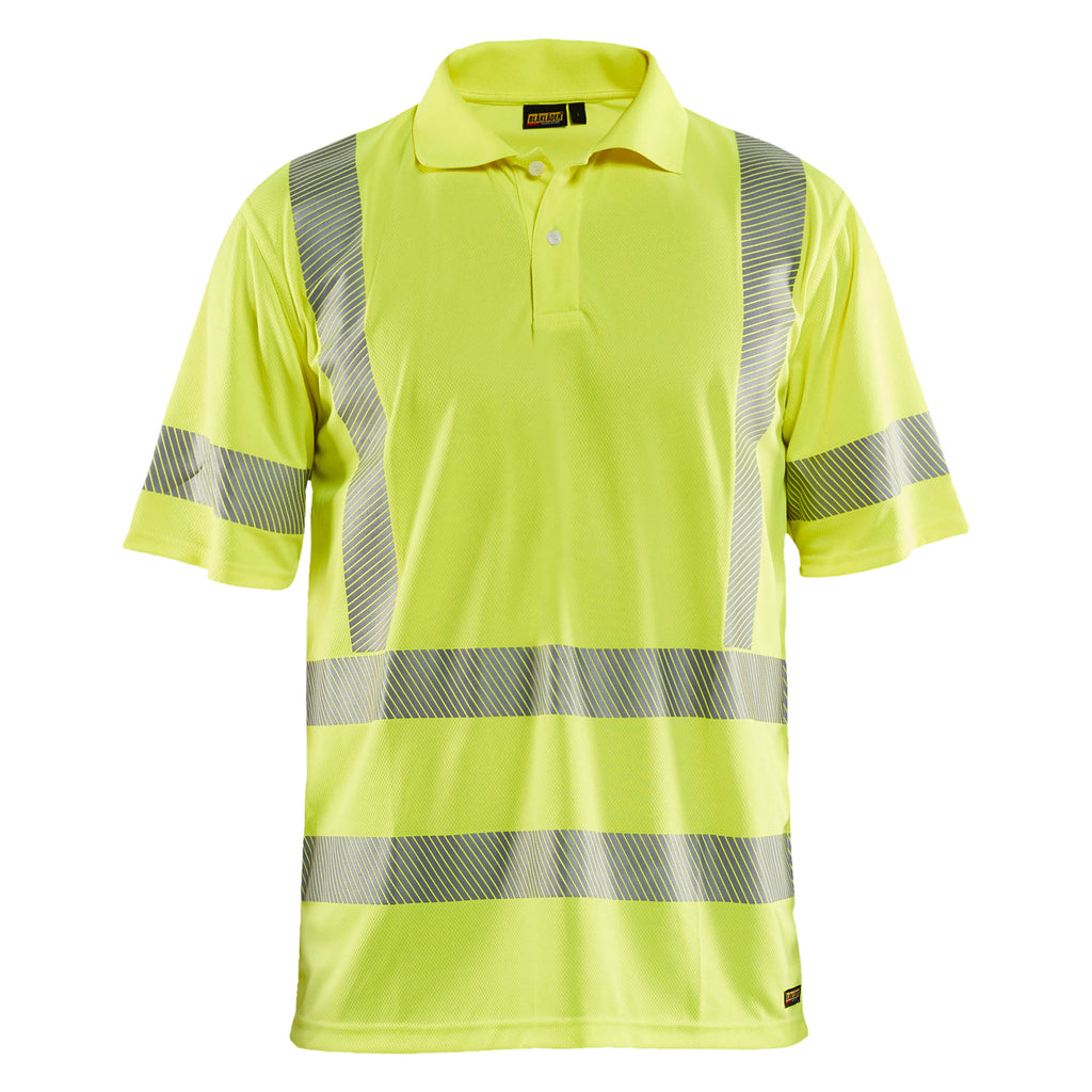 Blaklader 3428 Uv Protected Hi Vis Polo Shirt Hi Vis Yellow Main