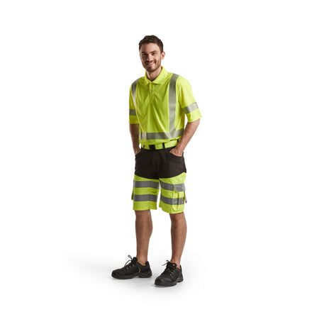 Blaklader 3428 Uv Protected Hi Vis Polo Shirt Hi Vis Yellow Model